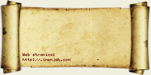 Lidija Backović vizit kartica